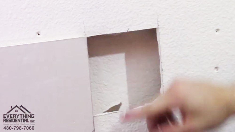 Everything Residential How to patch a hole in drywall